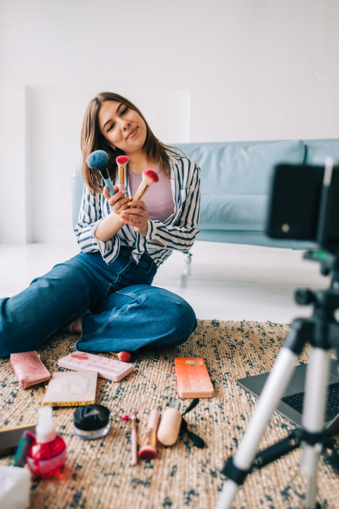 Influencer Creating Content